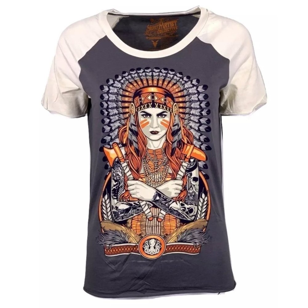SECRET ARTIST by AFFLICTION Women's T-Shirt S/S
